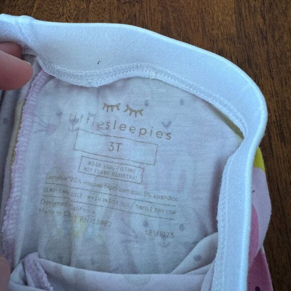 Little Sleepies Pink Pastel Parade Pajamas - Picture 9 of 9